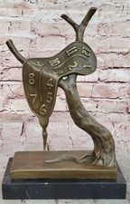 Statue Skulptur Bronze Molle Uhr Salvador DALI Wohn- Und Büroschmuck Verkauf