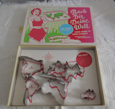 Back Dir Deine Welt, 6 Ausstechformen Asien, USA, Afrika,  unbenutzt, mit Rezept