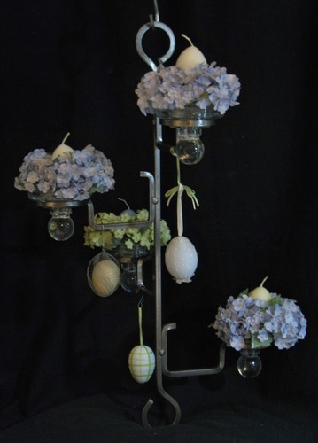 Schmiedekunst osterkranz - schmiedekunst,