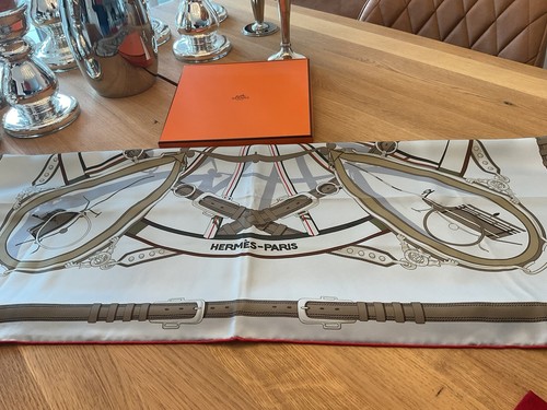 Hermès tuch seide grau - tuch,