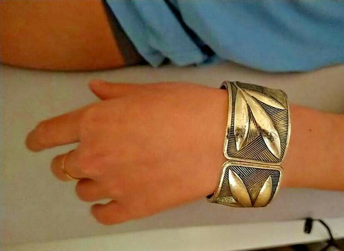Armreif gold farben - , metall