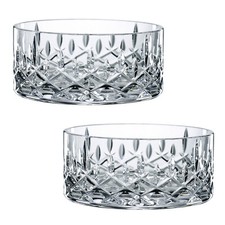 Nachtmann Noblesse Schale Set 2tlg Barschale Bar Kristallglas Ø 11 cm Glasschale