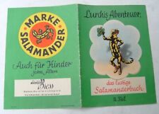 Lurchis Abenteuer Salamander Werbeheft 11 Teil von 1955