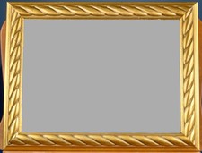 Vintage alte Spiegel in Goldfarbe Holzrahmen