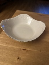 Porzellan  Schale Weiß Goldrand Bayreut Gloria Royal Exklusivserie