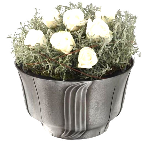 Grabschale aus aluminium - grabschale,