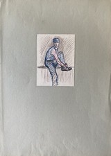 Mario barone 1902 sitzender - *1902,