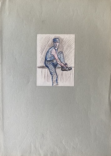 Mario barone 1902 sitzender - *1902,