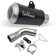 Endschalldämpfer LeoVince SLIP-ON SBK LV-10 Black Edition, Edelstahl schwarz