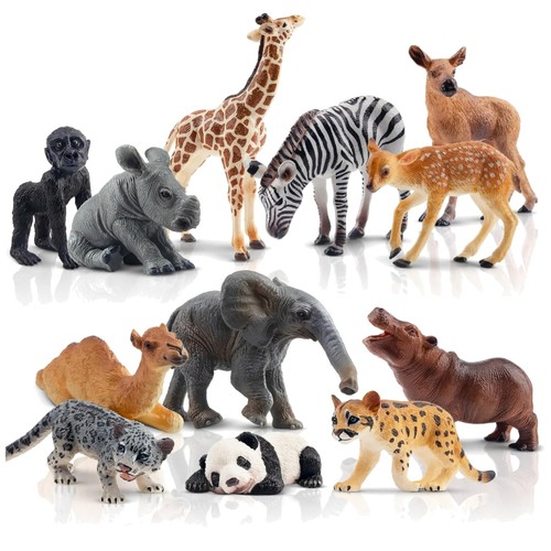 Waldtiere figuren set kinder - waldtiere,