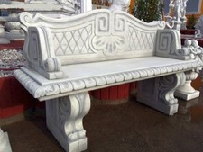 Gartenbank mit Lehne