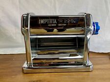 Brevettata Imperia R220 Nudelmaschine manuell mit zwei Kurbeln, original Italien