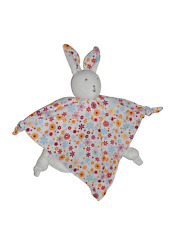 Oetinger Natur Bio Hase Häschen + Blüten Schmusetuch Kuscheltuch Schnuffeltuch