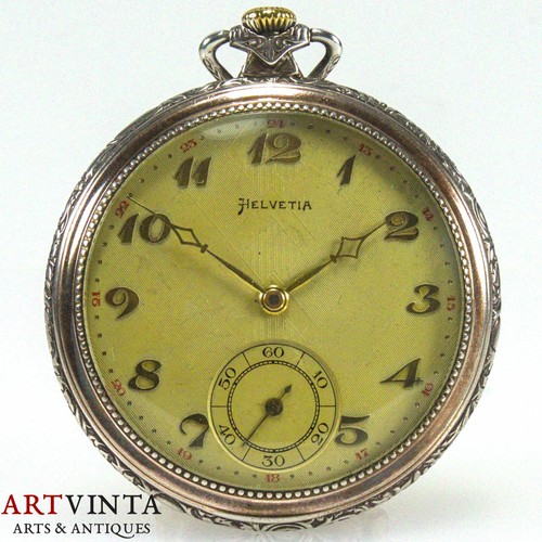 Helvetia tachenuhr silber - silber, 800