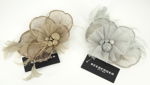 Fascinator aus sinamay federn - sinamay,
