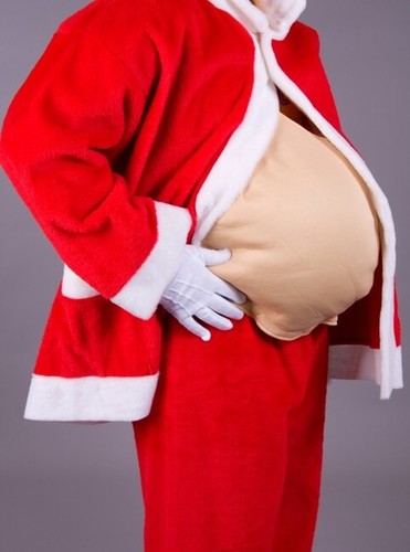 Weihnachtsmann nikolaus bauch - nikolaus,
