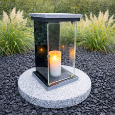 Grablaterne  Sockel Grablampe