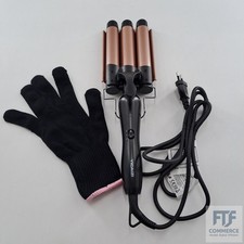 Lockenstab 3 FäSser Beach Waves Welleneisen für Haare, 25mm Kleine Locken Kerami