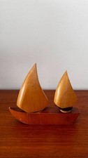 Vintage mid century holz boot - vintage,