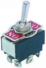 Kippschalter, großer Kippschalter, 2-polig, EIN-AUS-EIN, 12V-230V, 6A, S19