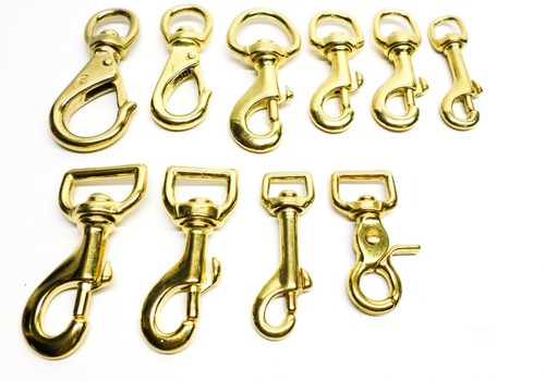 Karabinerhaken messing - karabinerhaken,