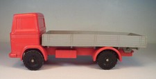 NP Norddeutsche Plastik Germany Mercedes Kipper LKW rot/grau Vinyl / Gummi #646