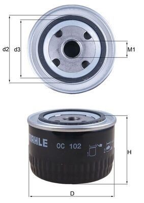 Knecht oc102 ölfilter opel - knecht,