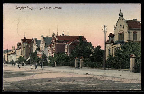 Ansichtskarte senftenberg - ansichtskarte,