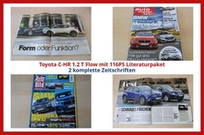 Toyota C-HR 1.2 T Flow mit 116PS Literaturpaket - 2 komplette Zeitschriften