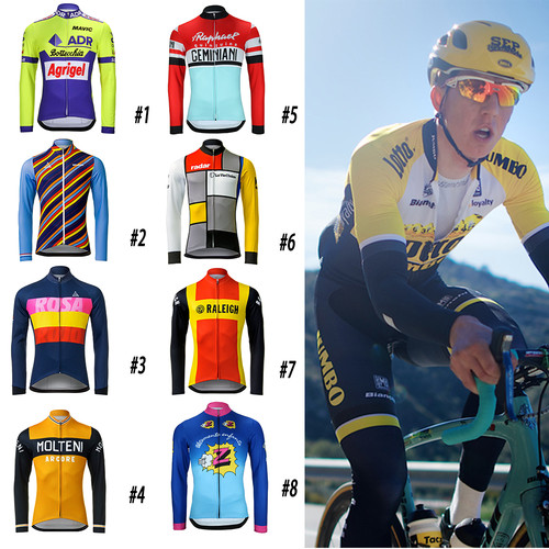 Herren radtrikot langarm mtb - radtrikot,