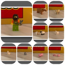 Lego Bauernhof Tiere zur Auswahl - Schaf, Lamm, Rind, Kalb, Schwein, Ferkel*NEU*