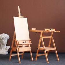 Staffelei Atelierstaffelei Standstaffelei mit Schublade Holz Art Holzstaffelei