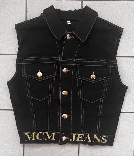 Mcm weste jeans vintage damen - mcm,