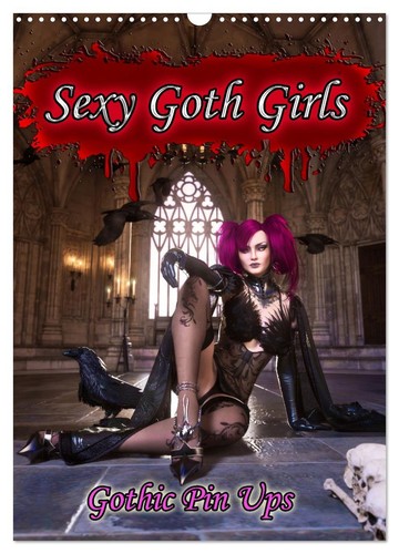 Sexy goth girls gothic pin - gothic,