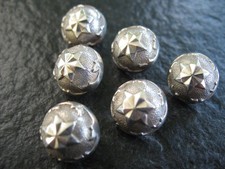 6 Knöpfe Silber 800 Jakob Agner München Handarbeit Trachtenknöpfe von ca. 1890