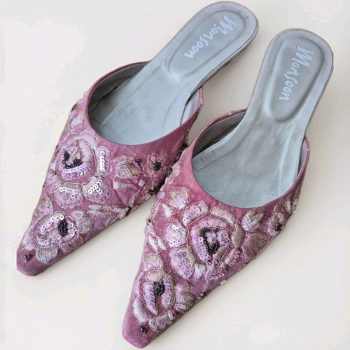 Flache pantoletten monsoon - pantoletten,