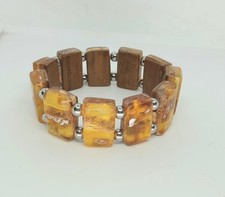 Bernstein Armband 19×2,3cm. 