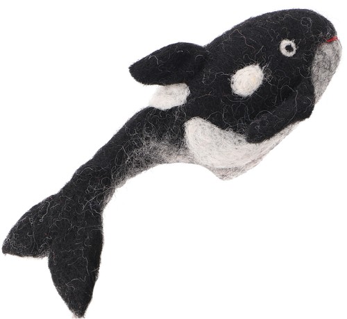 Handgemachte fingerpuppe aus - handgemachte,