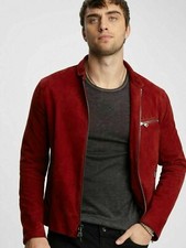 Luxus Herren Rote Wildleder