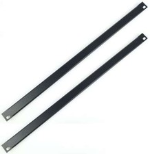 2 x Adam Hall 0,5 HE 19" U Frontplatte Rackblende Rackpanel Rack Blende Panel