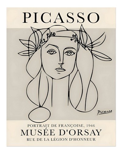 Picasso-Porträt-Wandkunst
