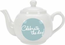 Porzellan Teekanne weiss 1,1 Liter von Gusta Kaffeekanne Porzellankanne Kanne