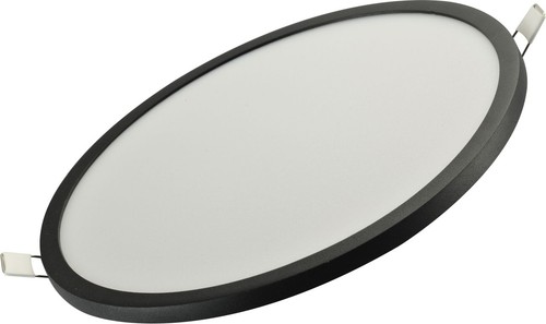 Moderne schwarz 1x24w led - schwarz, 1x24w/led