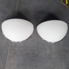 Glashütte Limburg:  Zwei Wandlampen der Traditionsmarke , weiß  