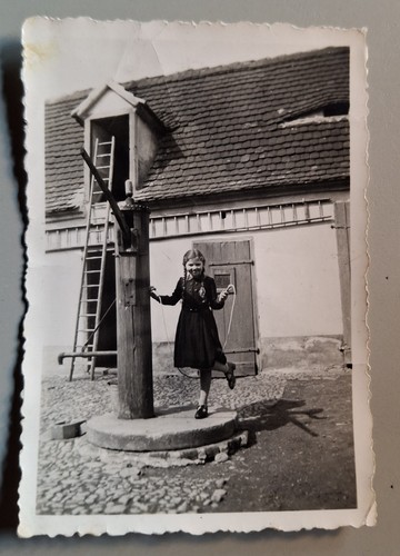 Vintage foto mädchen - vintage, mit