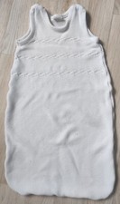 Baby-Kleidung – dünner Baby-Schlafsack – Größe 62/68 – Weiß – Alana