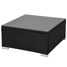 Gartentisch Tisch Rattantisch Glastisch Lounge B-Ware