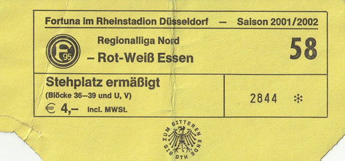 Ticket fortuna düsseldorf - ticket,