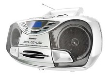Karcher RR 510(N)-W Boombox Stereoanlage CD MP3 USB PLL Radio Kassette tragbar