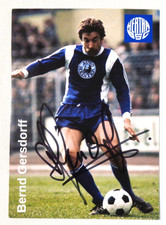 Autogramm - Bernd Gersdorff - Hertha BSC Berlin = Neue Karte